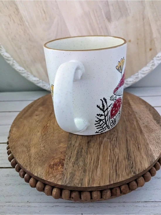4 Mushroom Cottagecore Mugs | Spectrum Designz | Rustic Farmhouse Coffee Cups - Picture 6 of 16